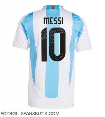 Argentina Lionel Messi #10 Replika Hemmatröja Copa America 2024 Kortärmad